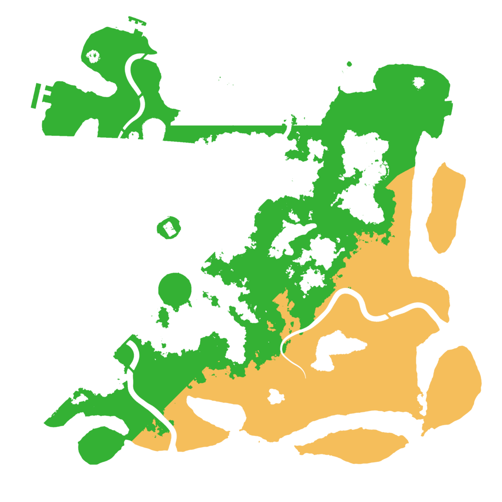 Biome Rust Map: Procedural Map, Size: 4000, Seed: 1779494491