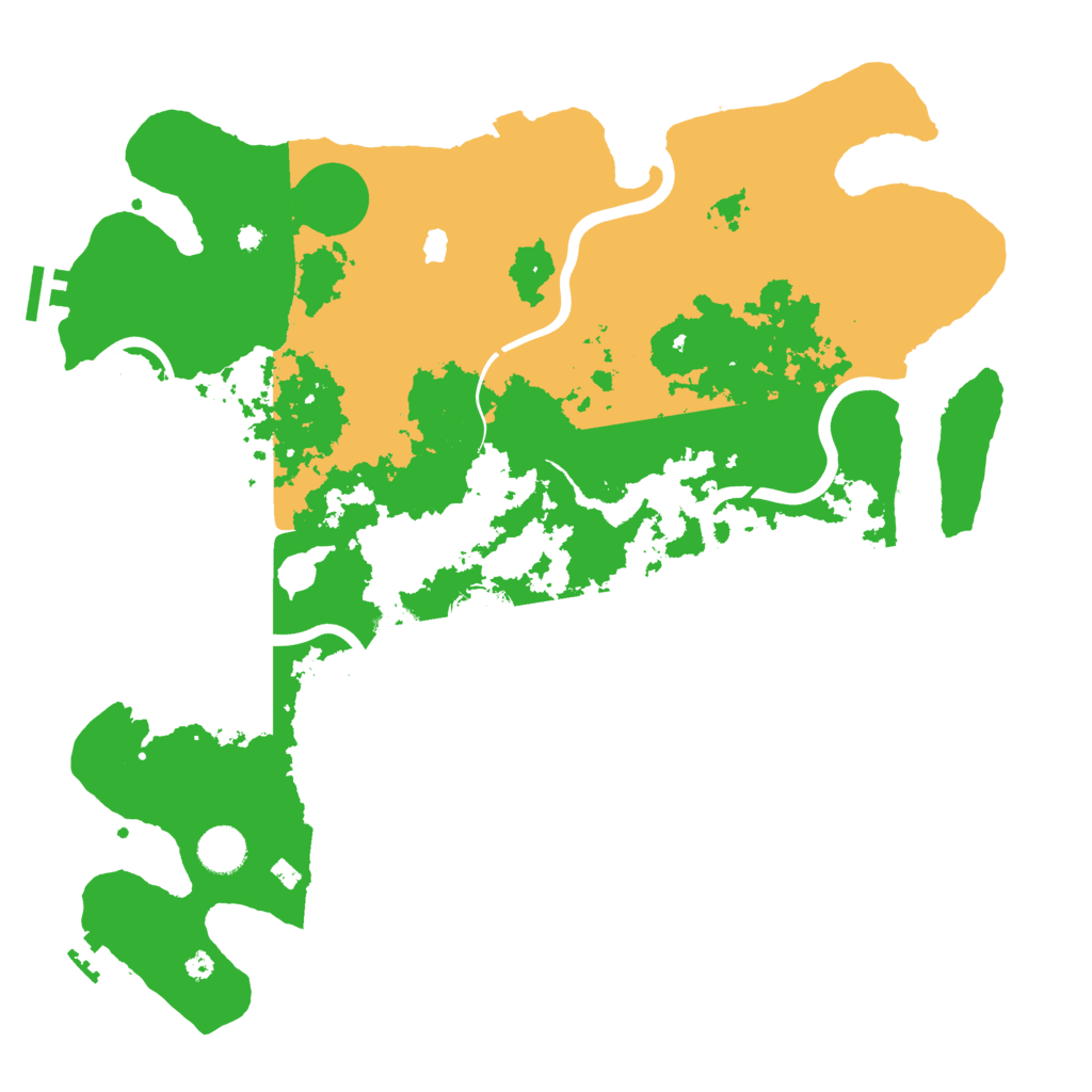 Biome Rust Map: Procedural Map, Size: 4000, Seed: 1000945571