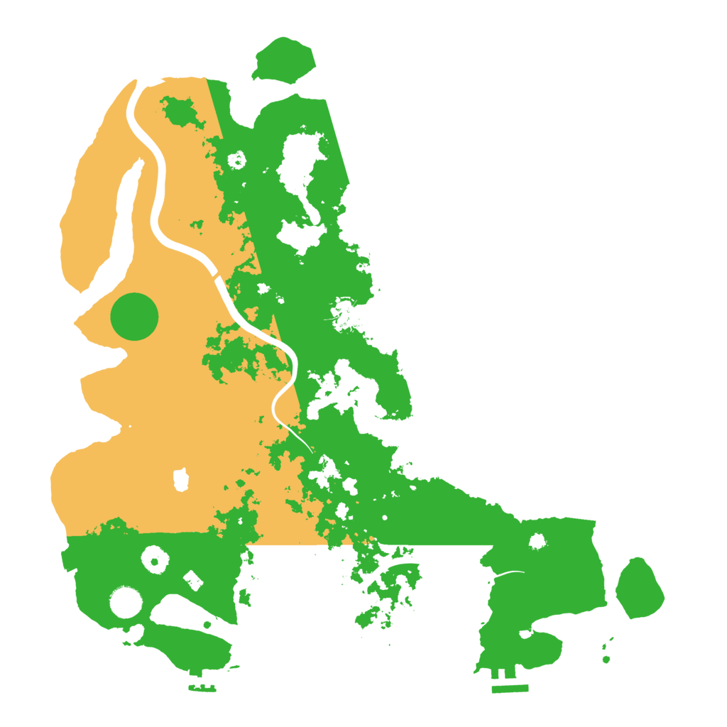 Biome Rust Map: Procedural Map, Size: 4000, Seed: 13139771