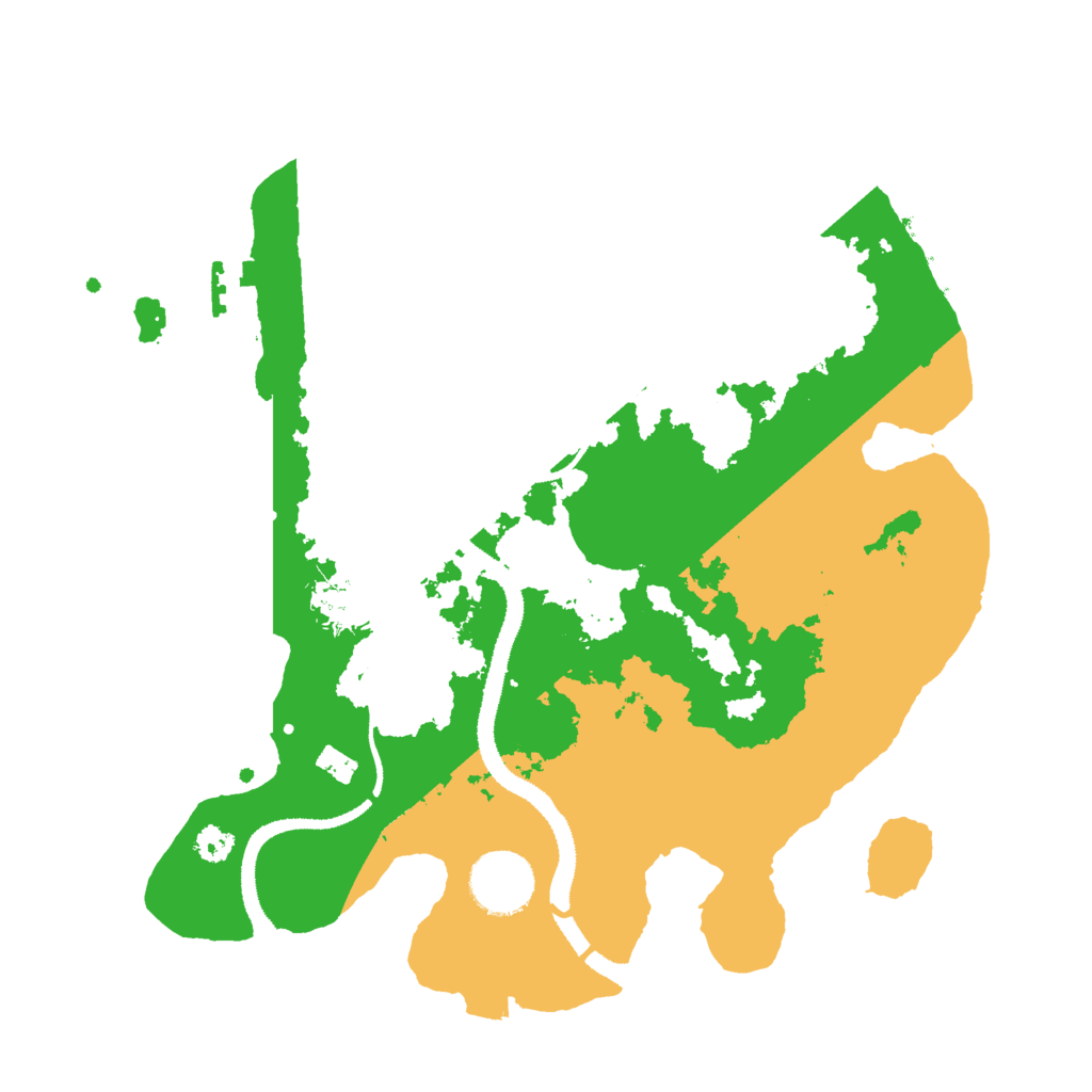 Biome Rust Map: Procedural Map, Size: 3000, Seed: 1476009049