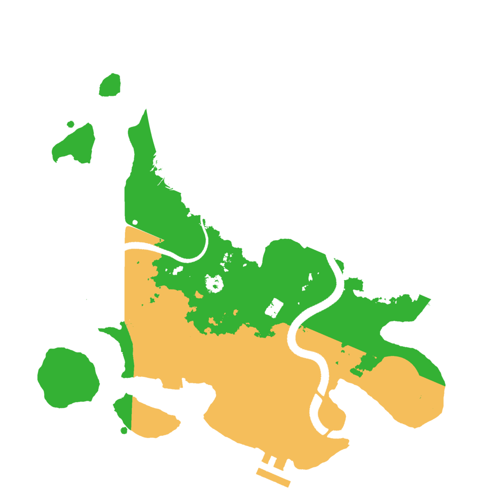 Biome Rust Map: Procedural Map, Size: 2875, Seed: 10032005