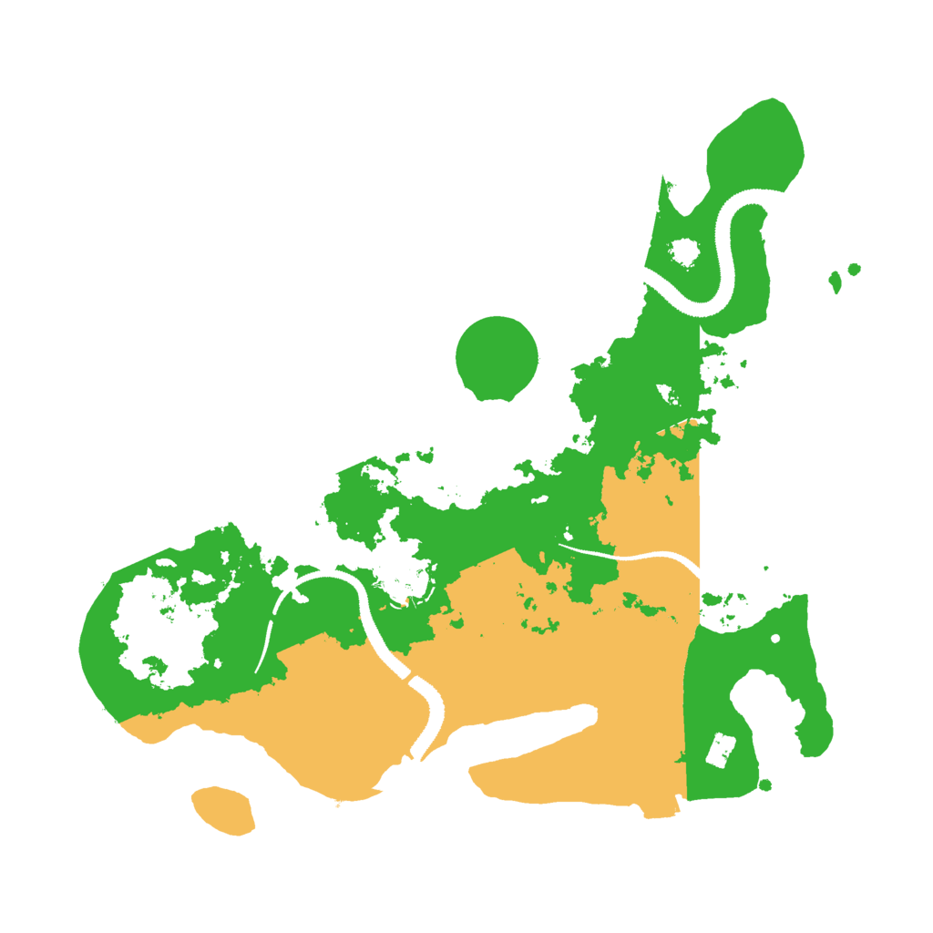 Biome Rust Map: Procedural Map, Size: 3000, Seed: 15638