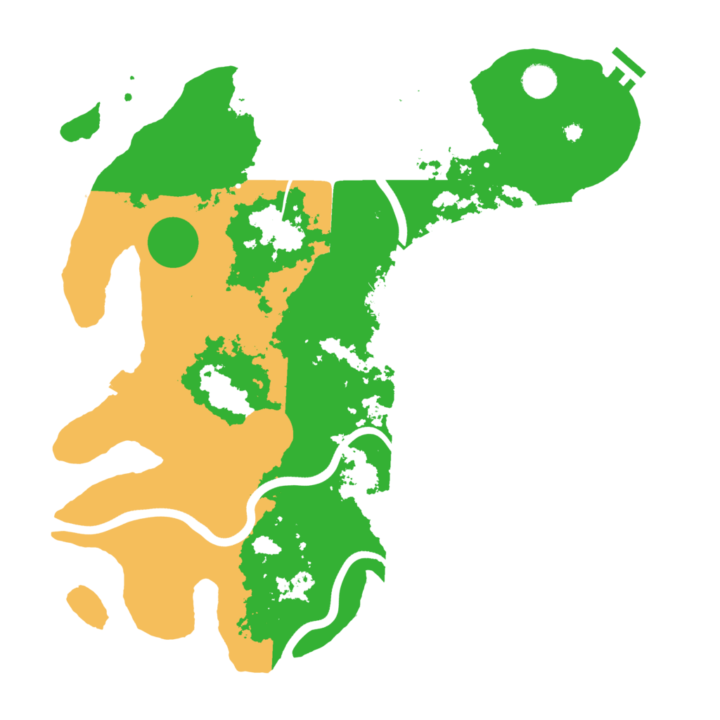 Biome Rust Map: Procedural Map, Size: 3750, Seed: 404031854