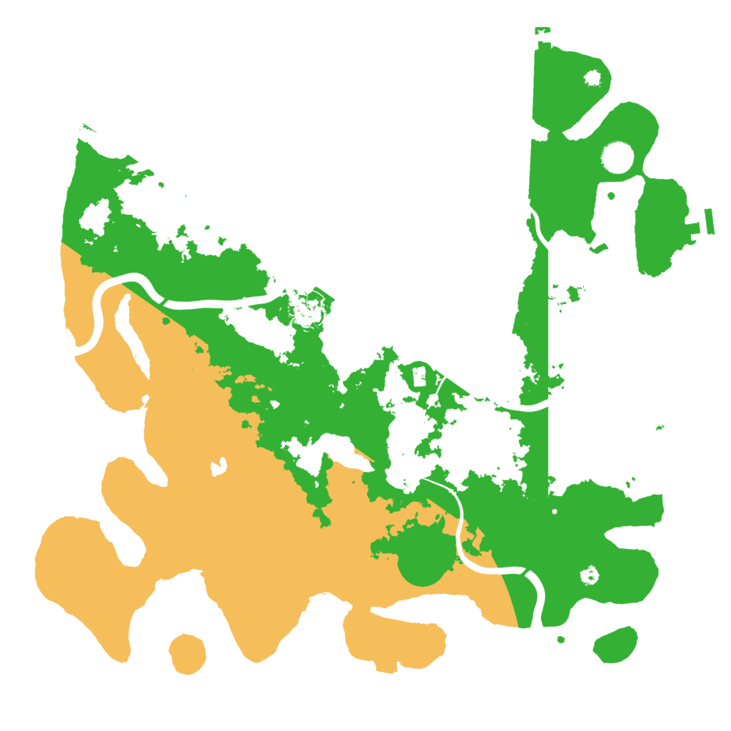 Biome Rust Map: Procedural Map, Size: 4000, Seed: 874245