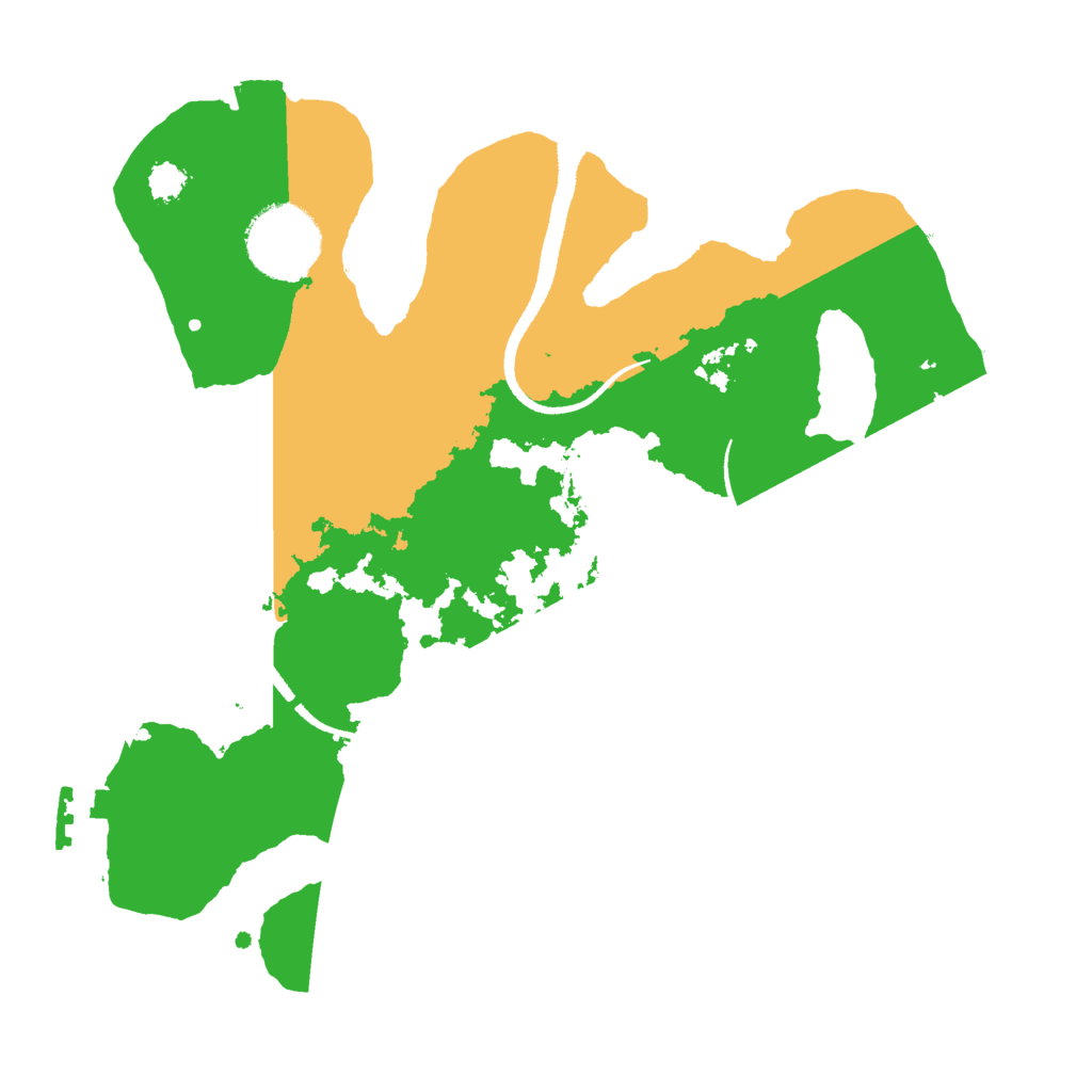 Biome Rust Map: Procedural Map, Size: 2622, Seed: 481981