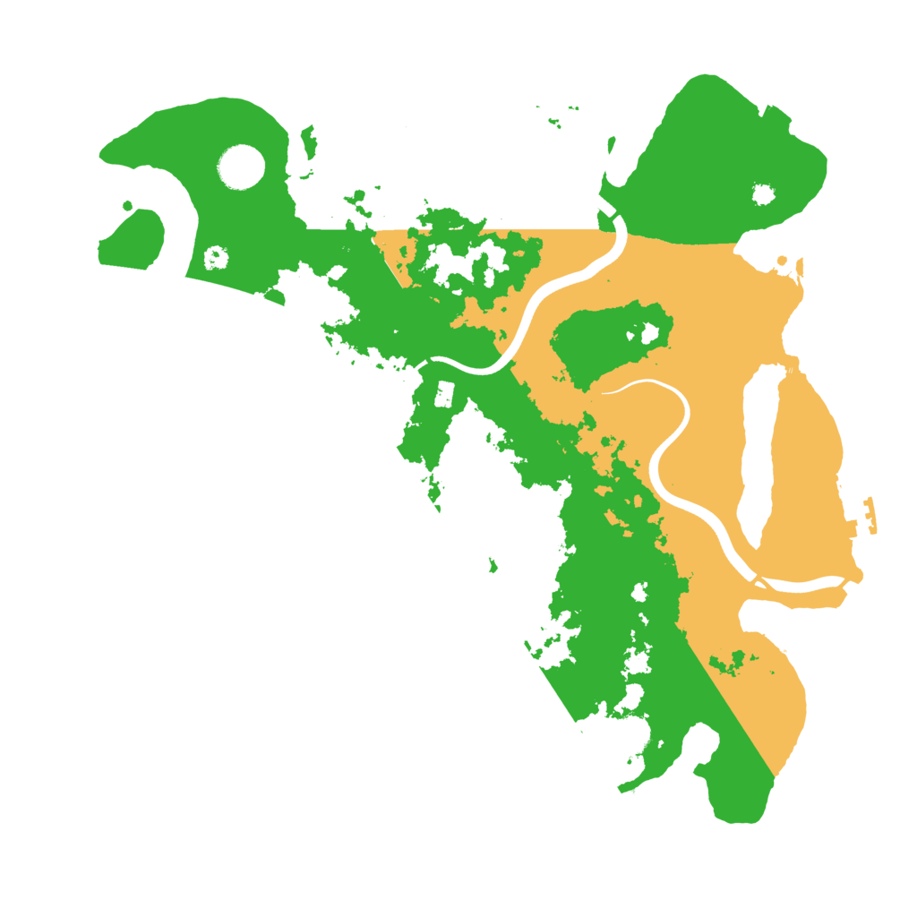 Biome Rust Map: Procedural Map, Size: 3750, Seed: 794507440