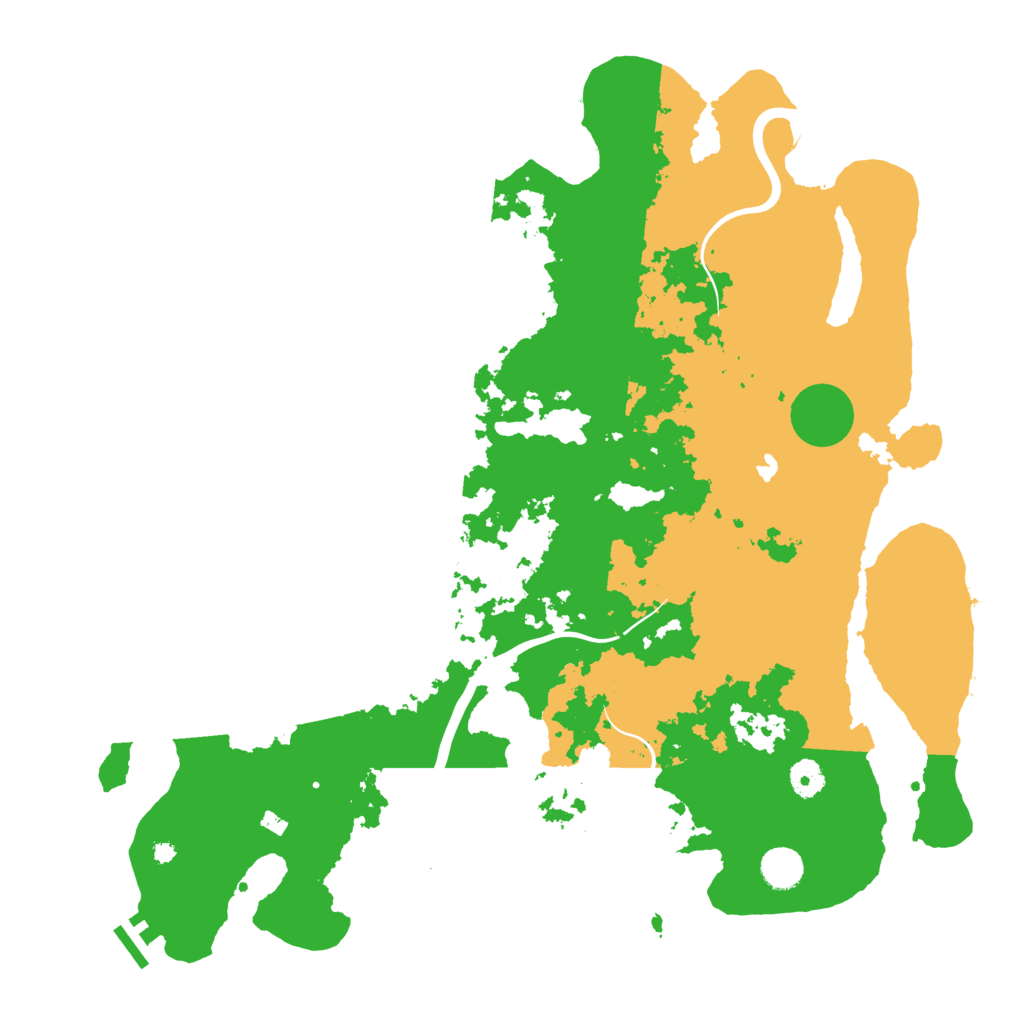 Biome Rust Map: Procedural Map, Size: 4290, Seed: 1269368695