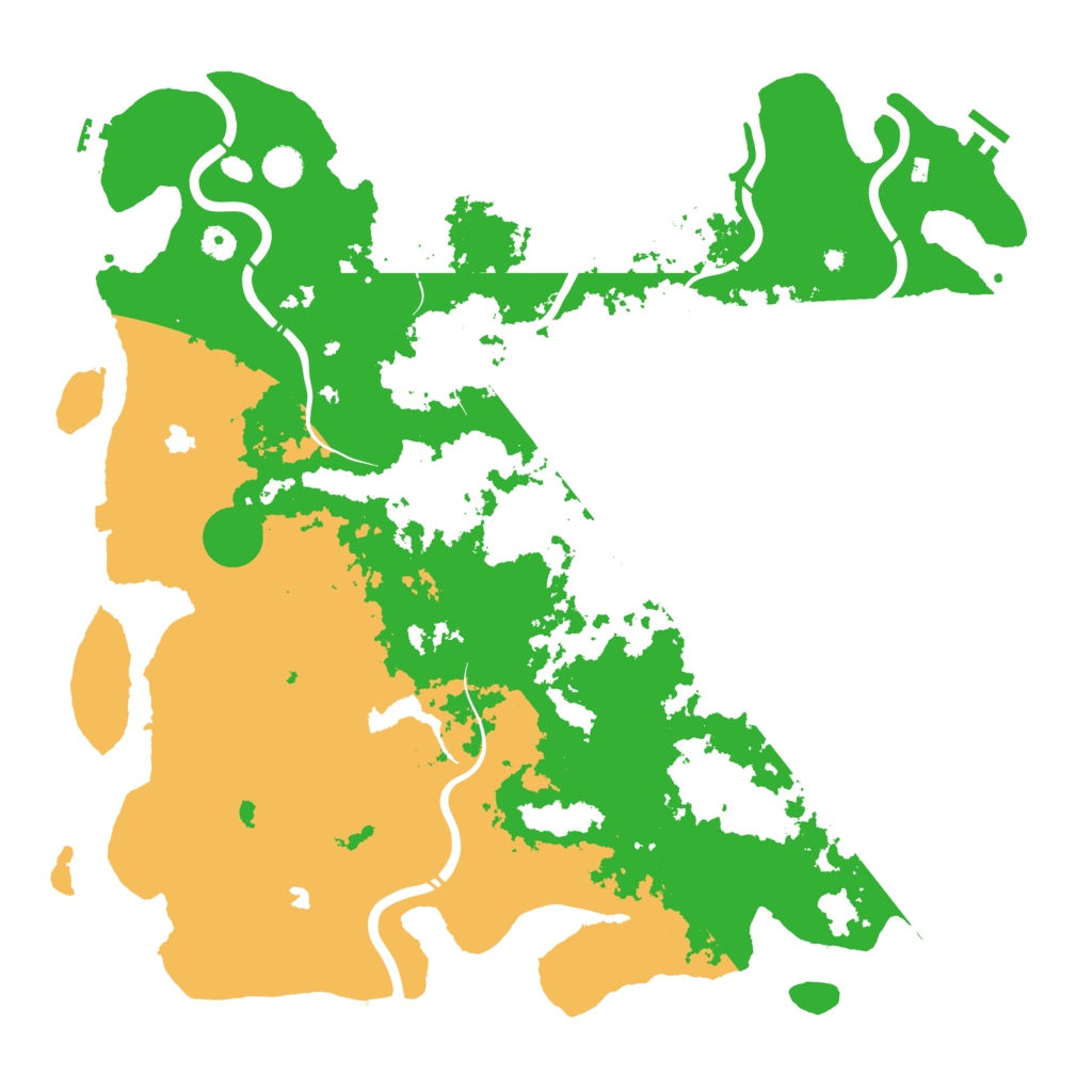Biome Rust Map: Procedural Map, Size: 4800, Seed: 365724855