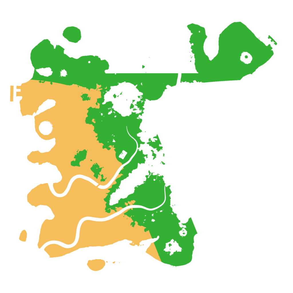 Biome Rust Map: Procedural Map, Size: 3750, Seed: 159945576