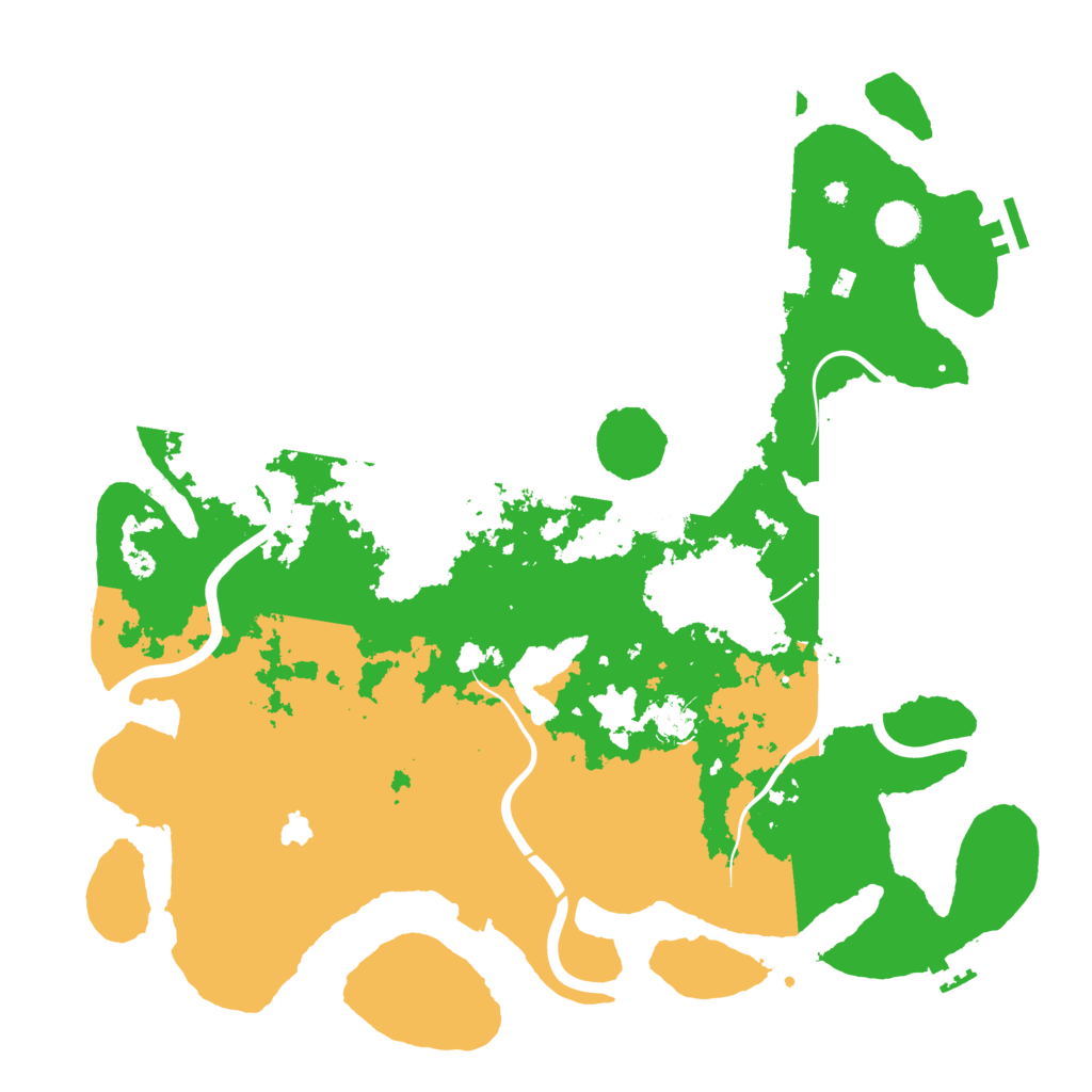 Biome Rust Map: Procedural Map, Size: 4255, Seed: 1542903680