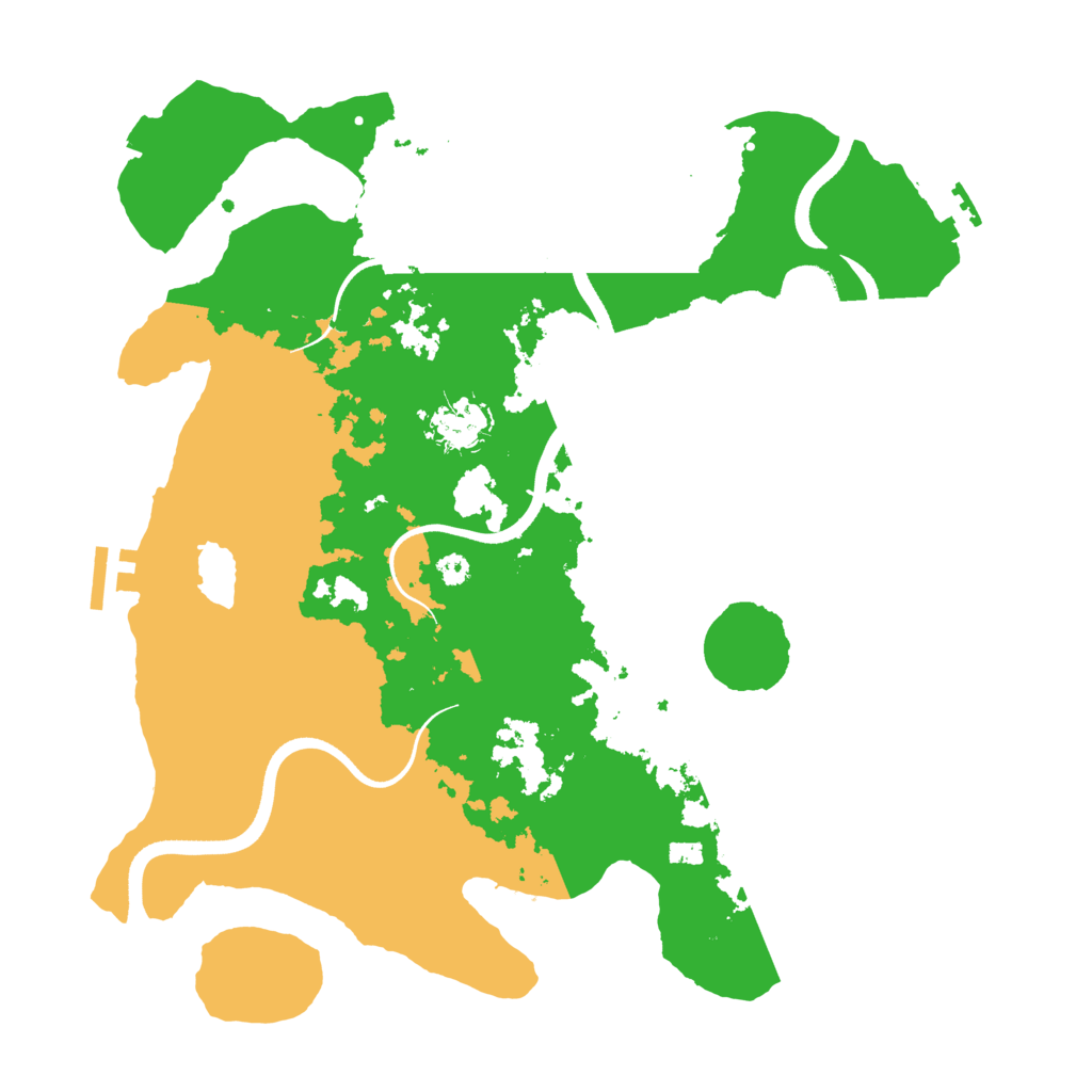 Biome Rust Map: Procedural Map, Size: 3500, Seed: 249055396