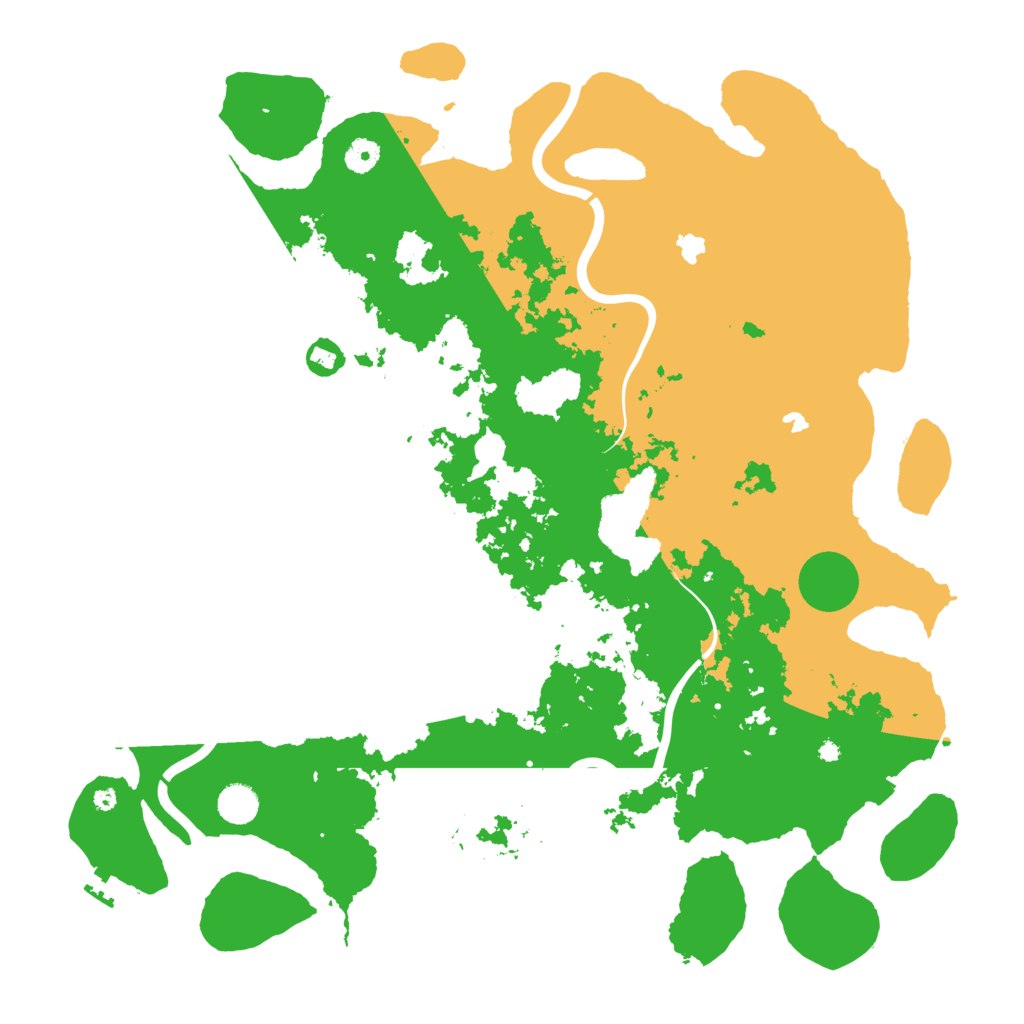 Biome Rust Map: Procedural Map, Size: 4500, Seed: 1194231476