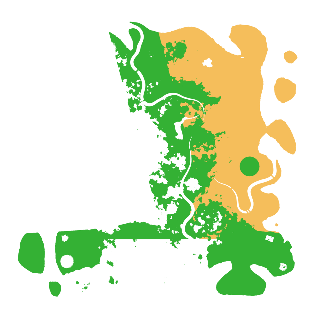 Biome Rust Map: Procedural Map, Size: 4290, Seed: 1750799663