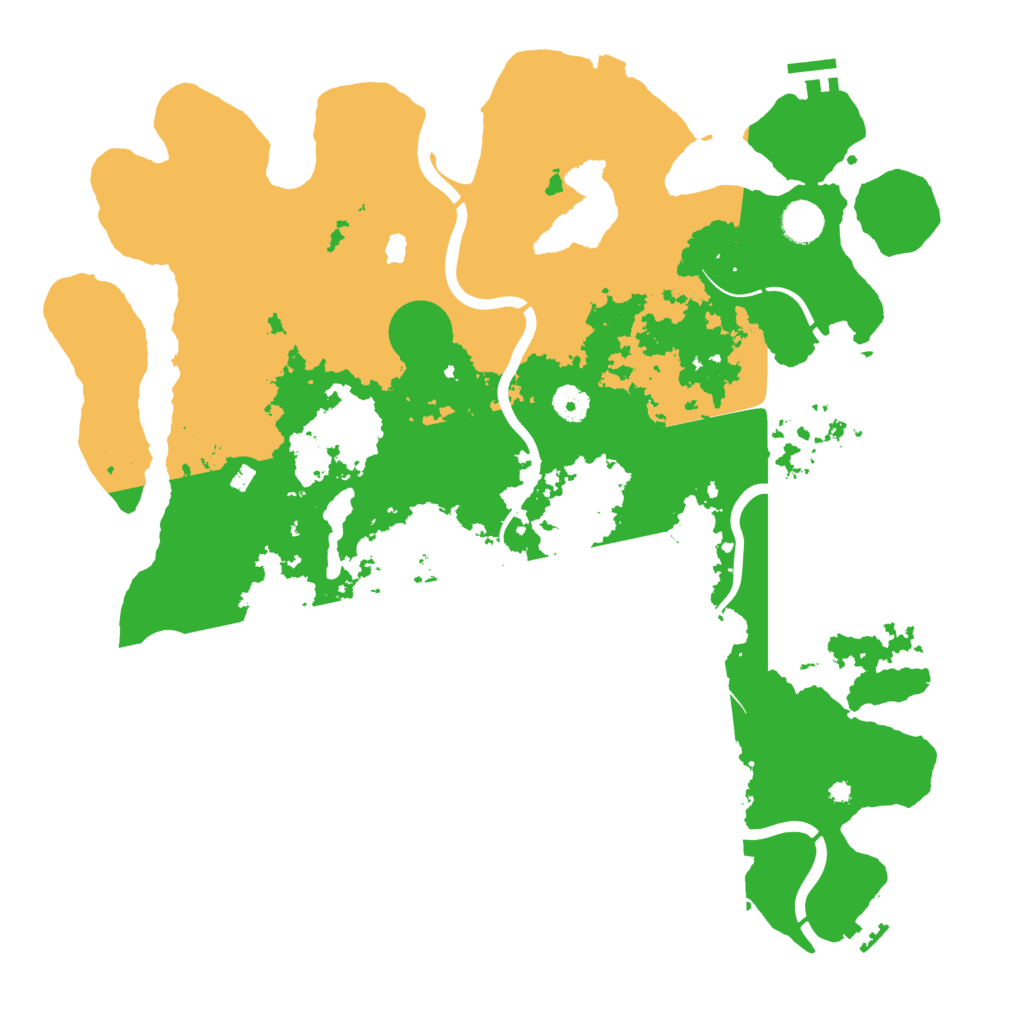 Biome Rust Map: Procedural Map, Size: 4250, Seed: 1001