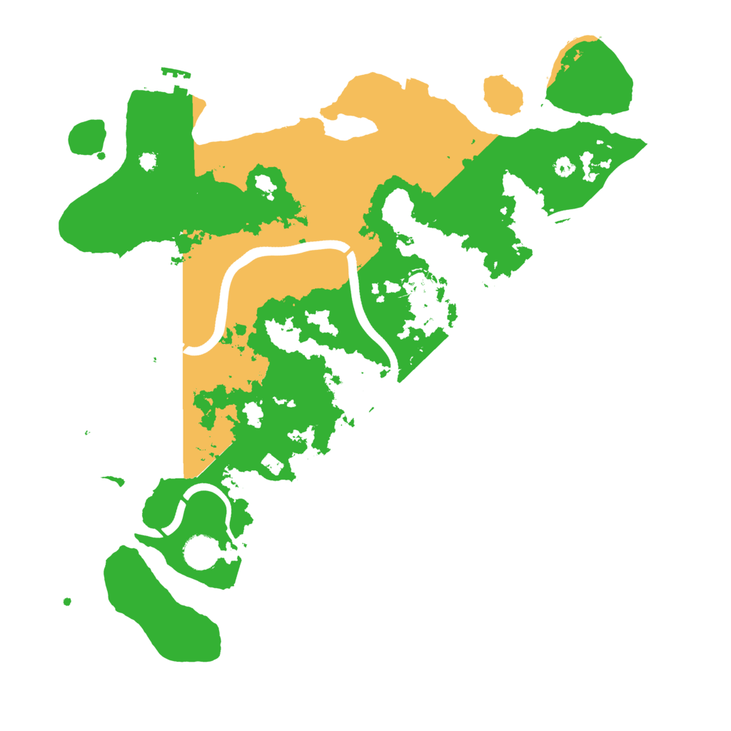 Biome Rust Map: Procedural Map, Size: 3700, Seed: 1260596881