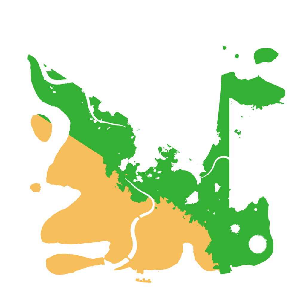 Biome Rust Map: Procedural Map, Size: 3000, Seed: 1122492868