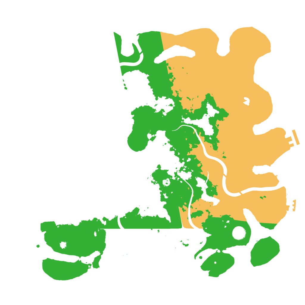 Biome Rust Map: Procedural Map, Size: 4000, Seed: 694160985