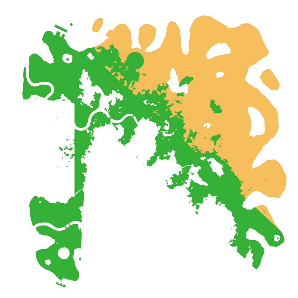 Biome Rust Map: Procedural Map, Size: 4500, Seed: 1813463259