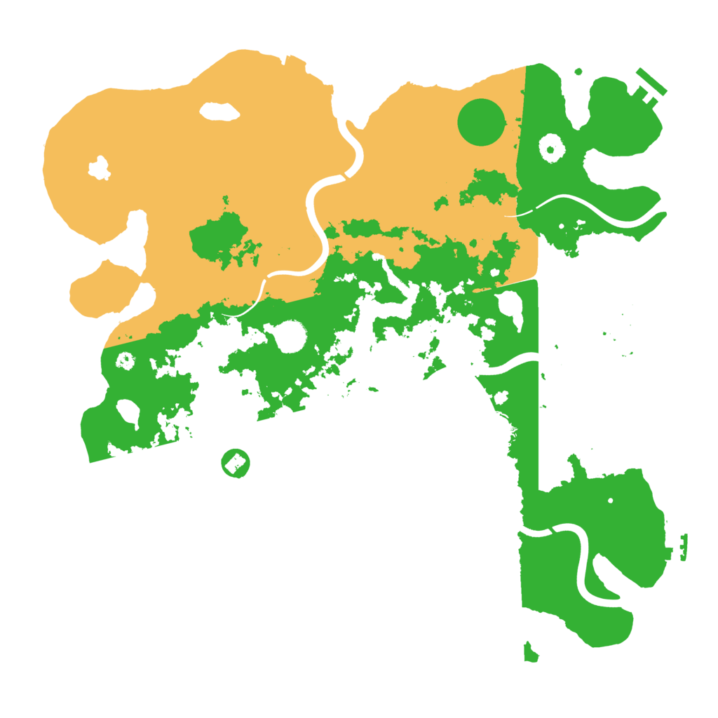Biome Rust Map: Procedural Map, Size: 4000, Seed: 233333914