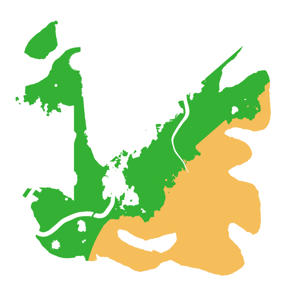 Biome Rust Map: Procedural Map, Size: 3000, Seed: 156765