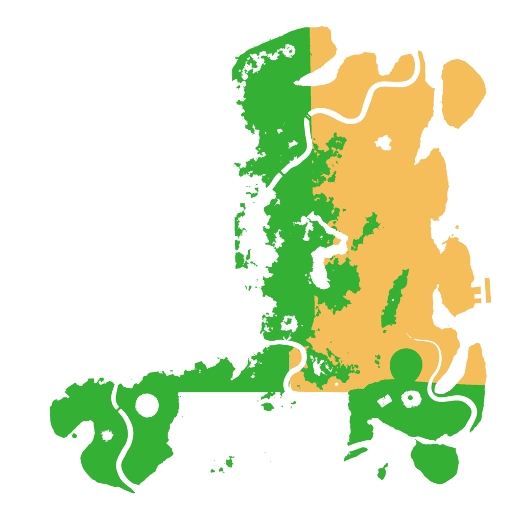 Biome Rust Map: Procedural Map, Size: 4250, Seed: 1948116576