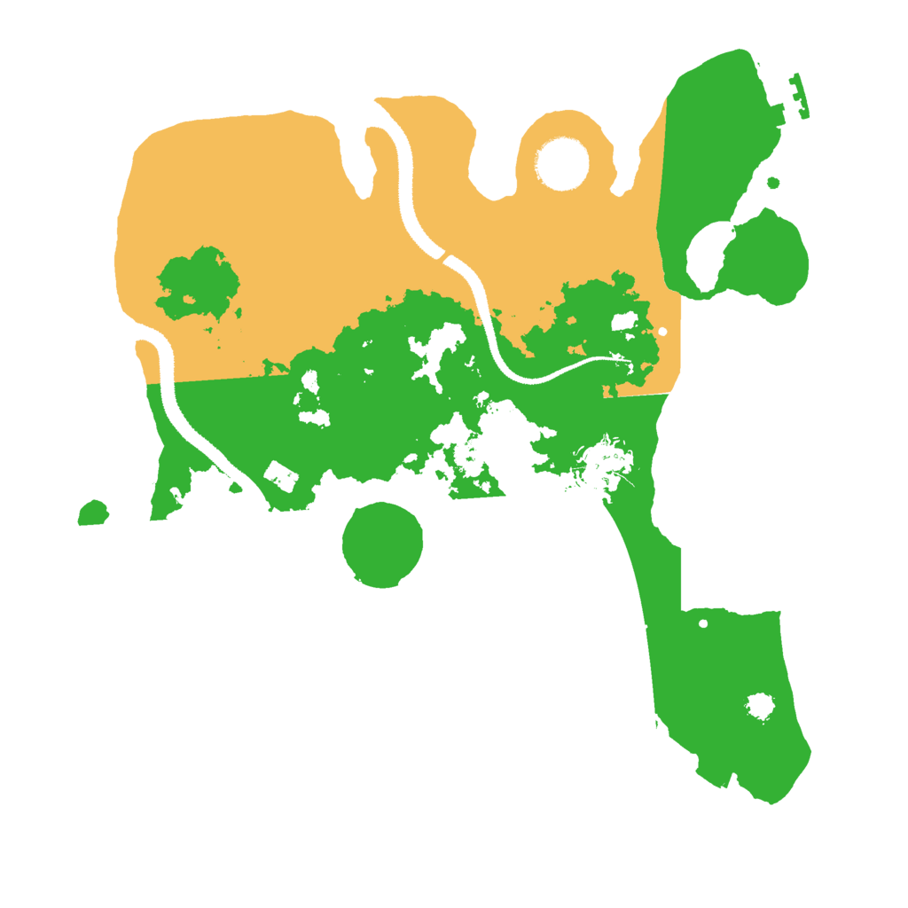Biome Rust Map: Procedural Map, Size: 3000, Seed: 1334122960