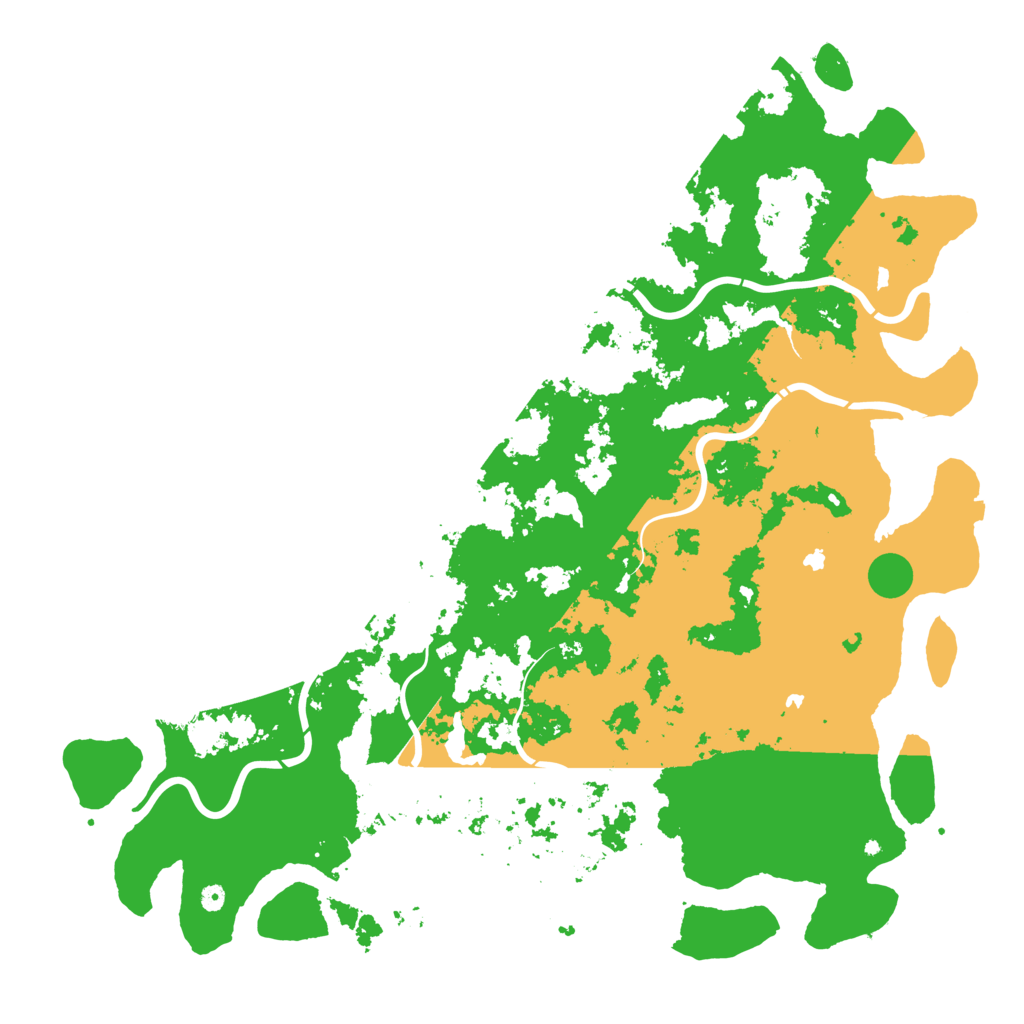 Biome Rust Map: Procedural Map, Size: 6000, Seed: 59741