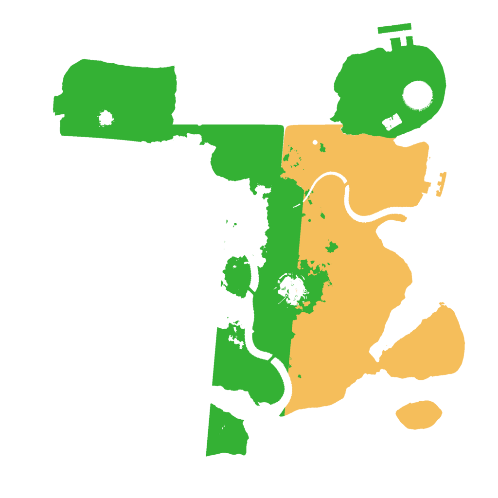 Biome Rust Map: Procedural Map, Size: 3000, Seed: 25870
