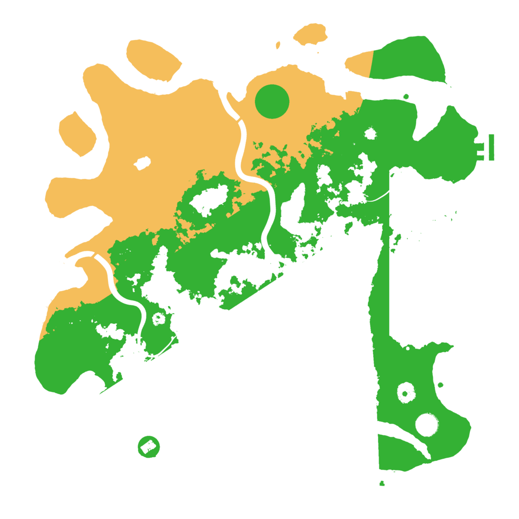 Biome Rust Map: Procedural Map, Size: 4000, Seed: 348266212