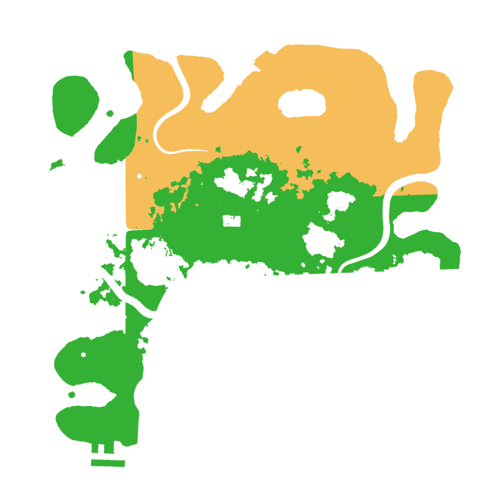 Biome Rust Map: Procedural Map, Size: 3000, Seed: 688178405