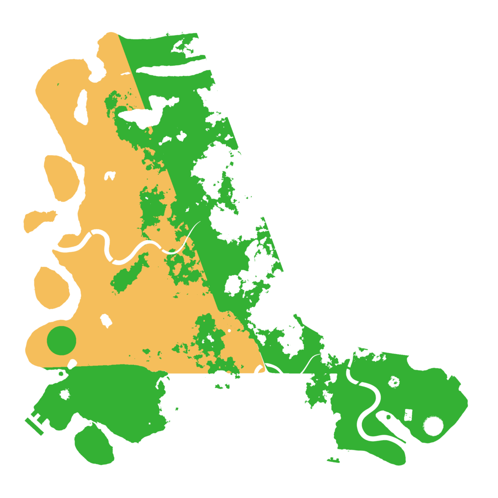 Biome Rust Map: Procedural Map, Size: 4500, Seed: 66738102