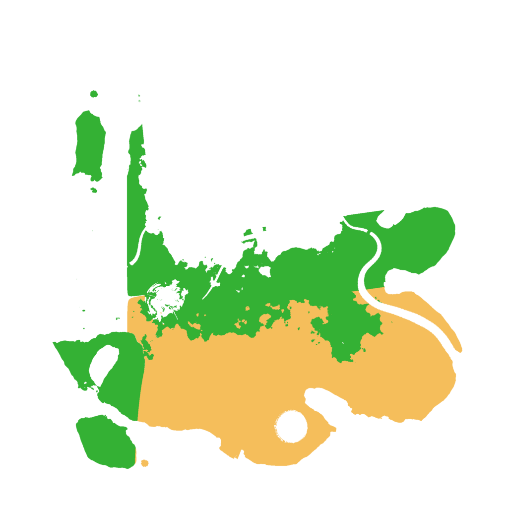 Biome Rust Map: Procedural Map, Size: 2800, Seed: 955778588