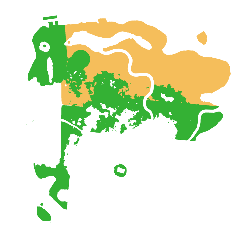 Biome Rust Map: Procedural Map, Size: 3500, Seed: 1475631062