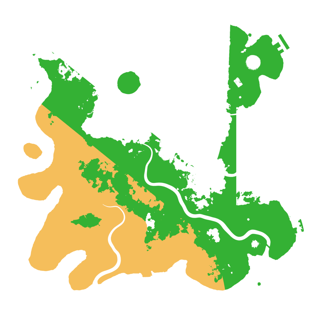 Biome Rust Map: Procedural Map, Size: 3800, Seed: 1236101577