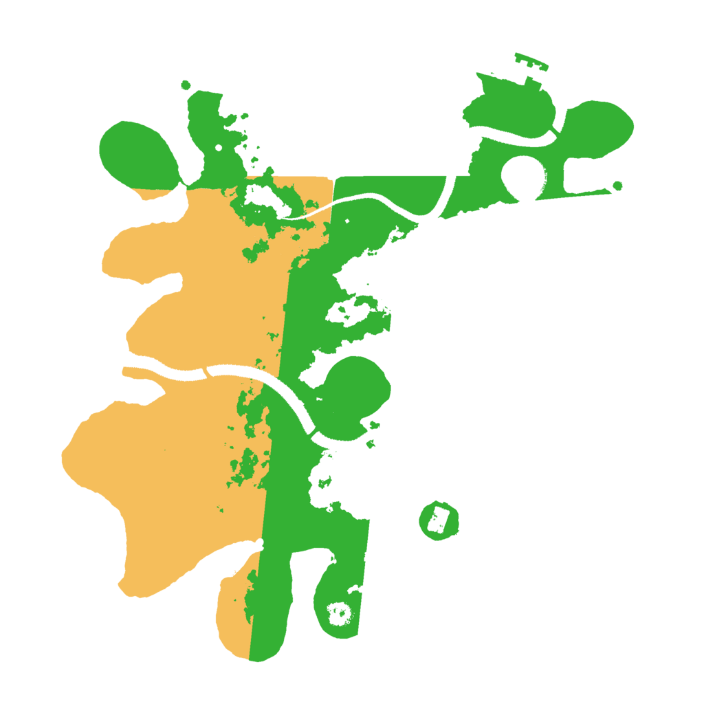 Biome Rust Map: Procedural Map, Size: 3000, Seed: 781624