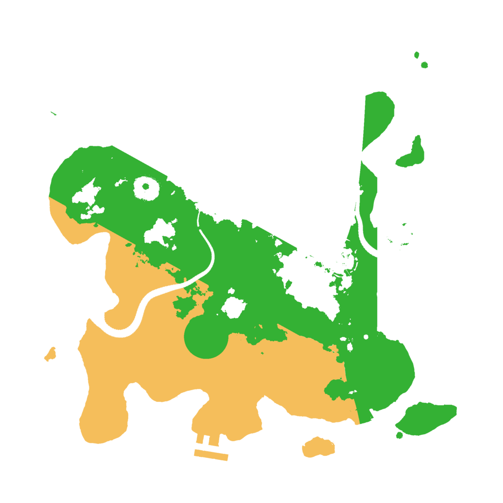 Biome Rust Map: Procedural Map, Size: 3000, Seed: 1513028484