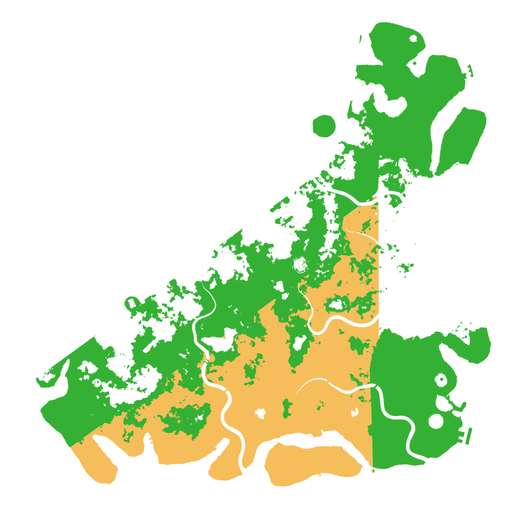 Biome Rust Map: Procedural Map, Size: 6000, Seed: 86426