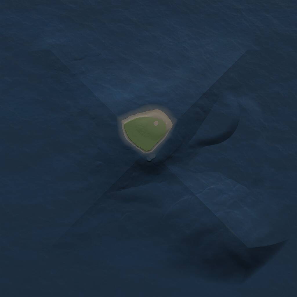 Rust Map: Procedural Map, Size: 1000, Seed: 945840348, 1 Monuments