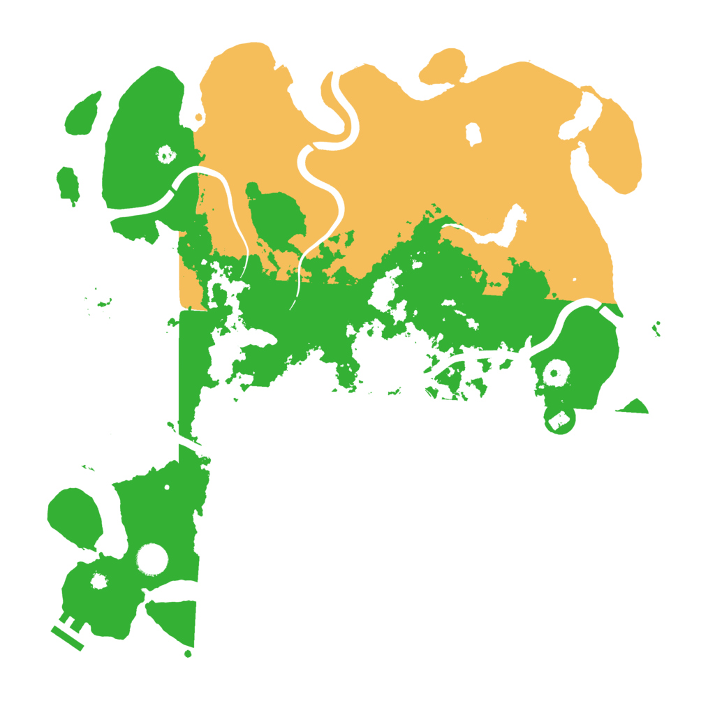 Biome Rust Map: Procedural Map, Size: 4000, Seed: 494502142