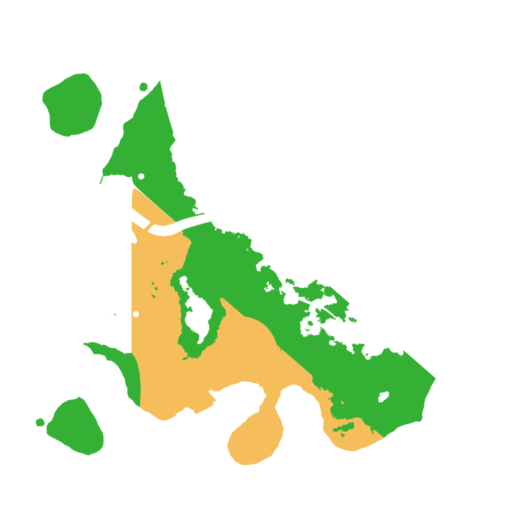 Biome Rust Map: Procedural Map, Size: 2500, Seed: 4436