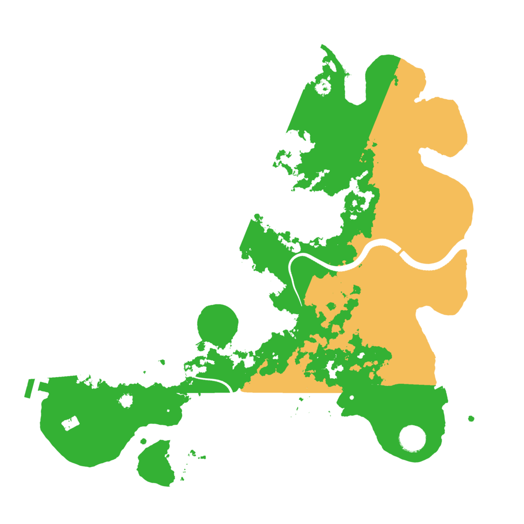 Biome Rust Map: Procedural Map, Size: 3500, Seed: 1556661397
