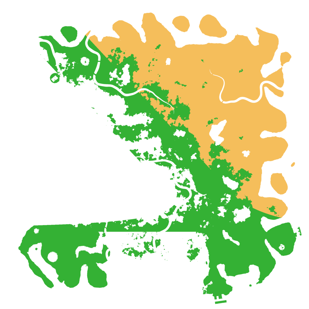 Biome Rust Map: Procedural Map, Size: 5400, Seed: 595682944