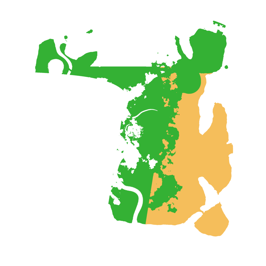 Biome Rust Map: Procedural Map, Size: 3000, Seed: 107620077