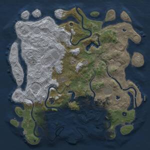 Thumbnail Rust Map: Procedural Map, Size: 4800, Seed: 442953321, 16 Monuments