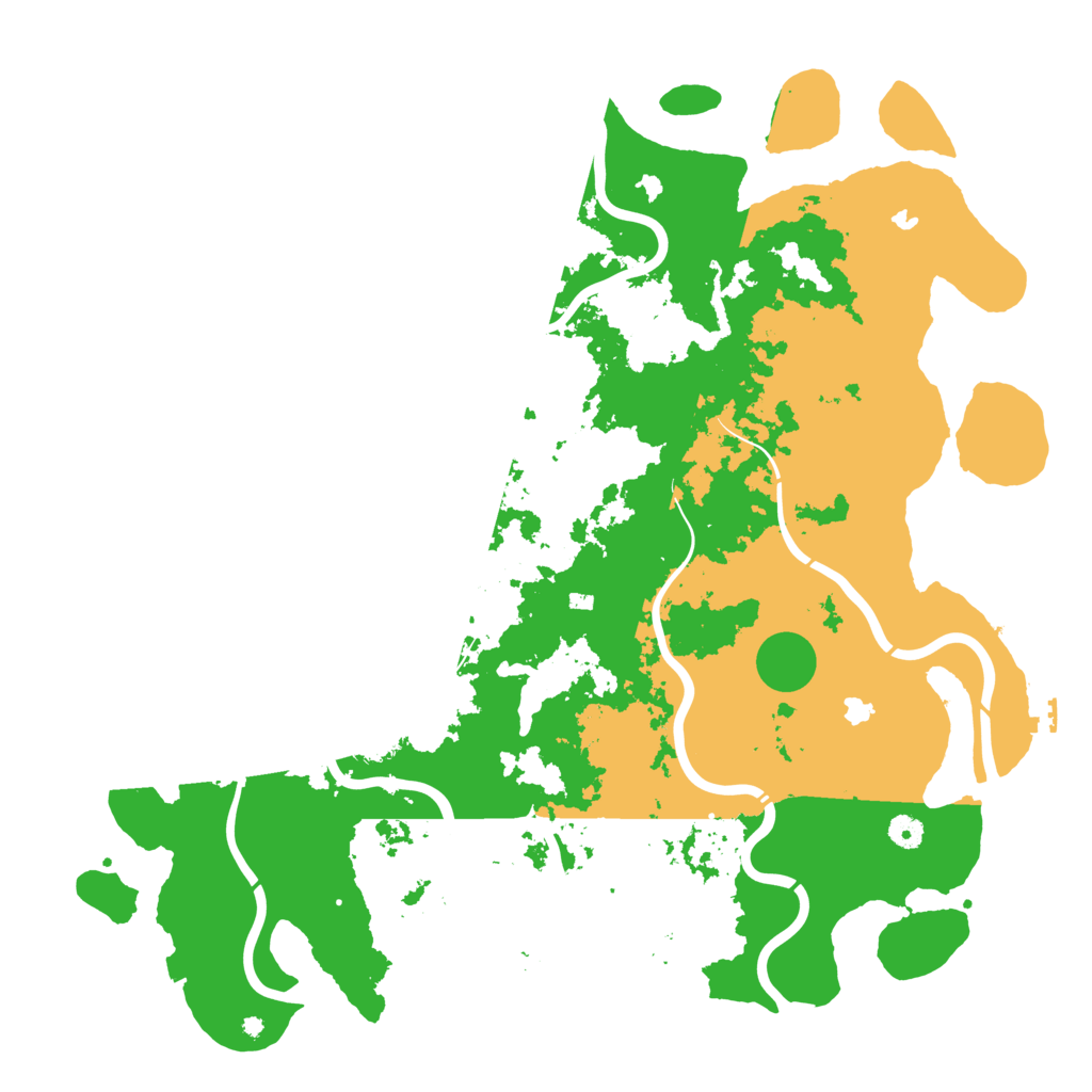 Biome Rust Map: Procedural Map, Size: 4800, Seed: 442953321