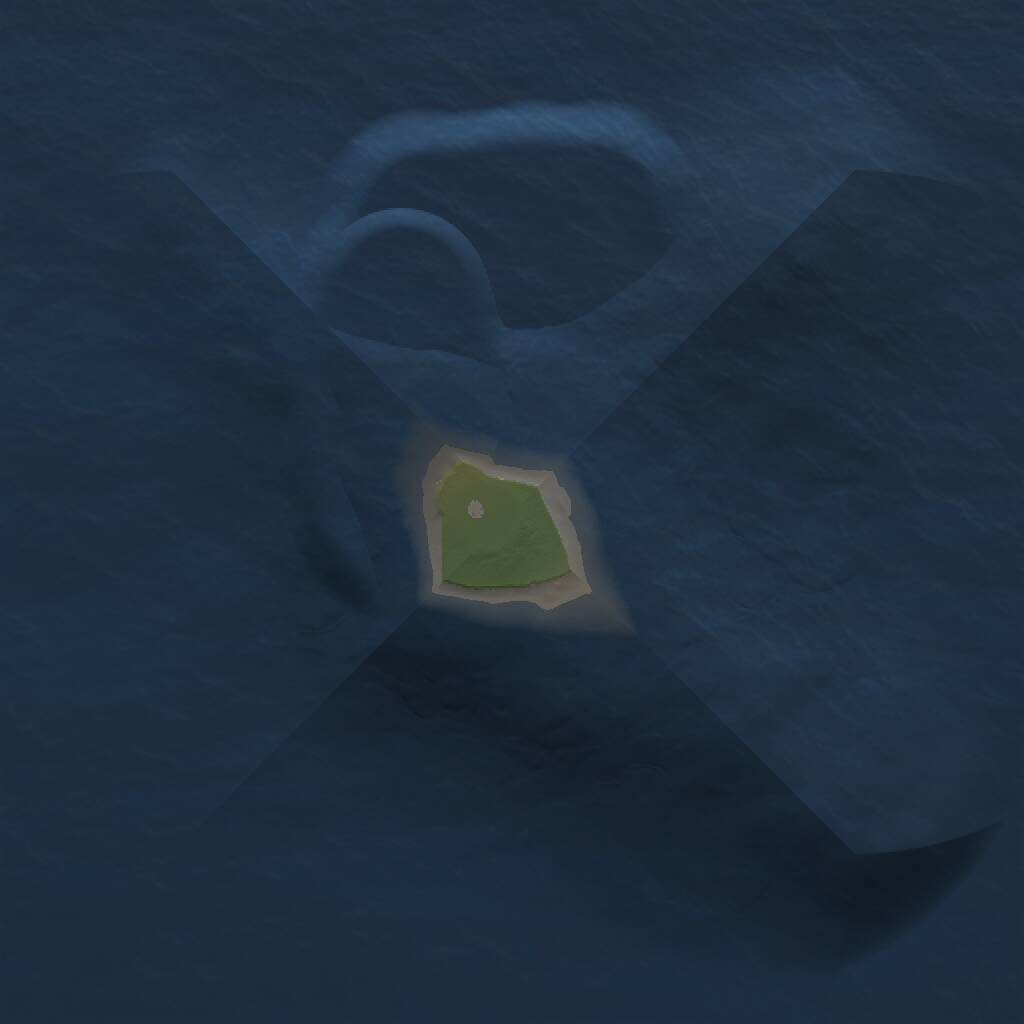 Rust Map: Procedural Map, Size: 1000, Seed: 305414915, 1 Monuments