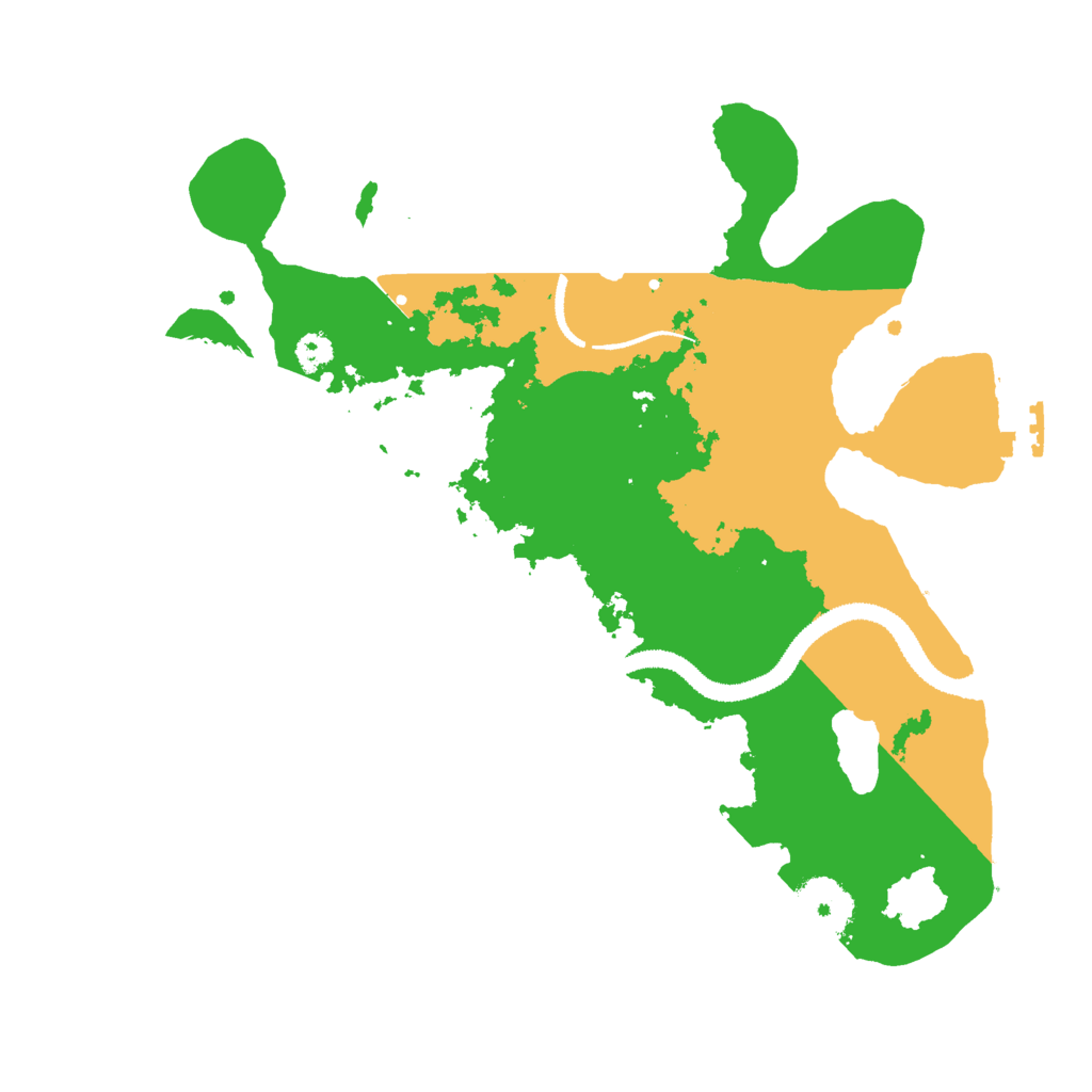 Biome Rust Map: Procedural Map, Size: 3000, Seed: 165880
