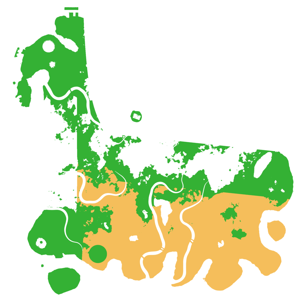 Biome Rust Map: Procedural Map, Size: 4500, Seed: 580332866