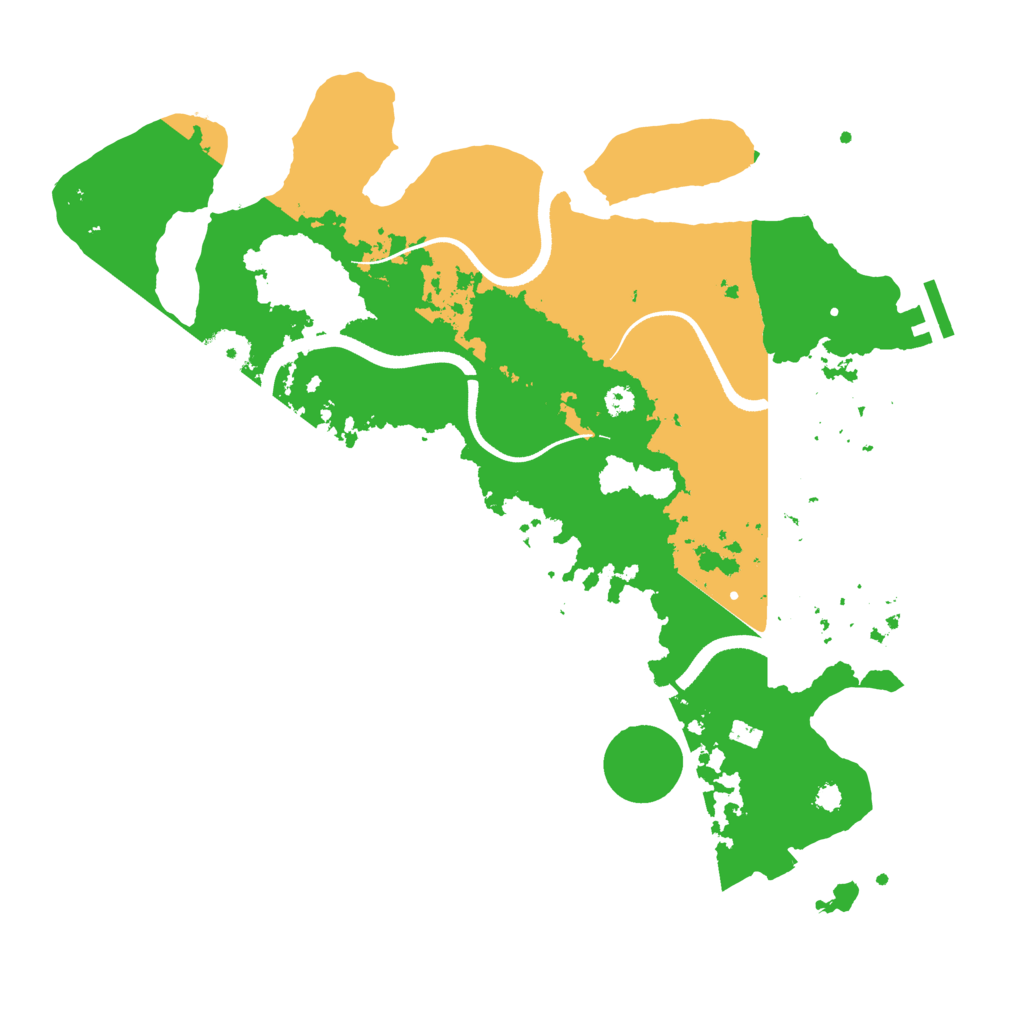 Biome Rust Map: Procedural Map, Size: 3500, Seed: 859953272