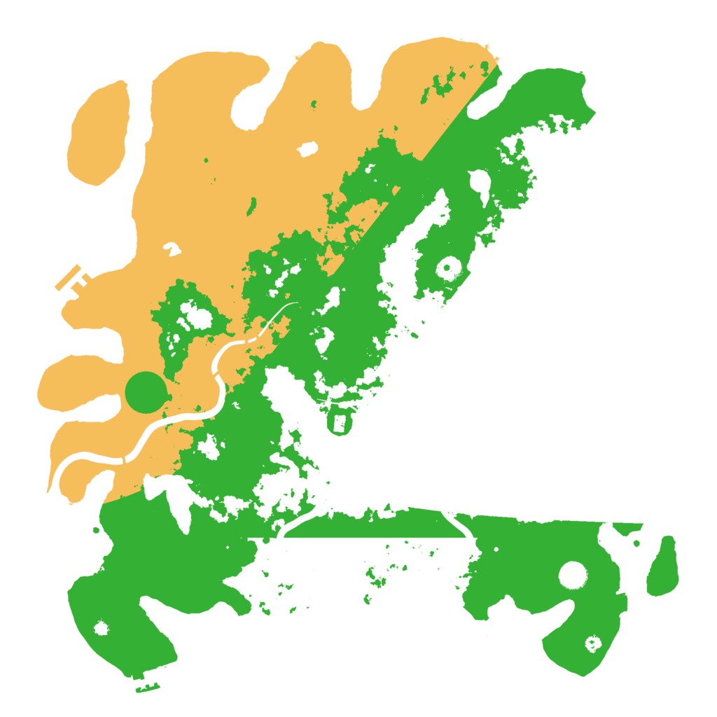 Biome Rust Map: Procedural Map, Size: 4500, Seed: 110272690